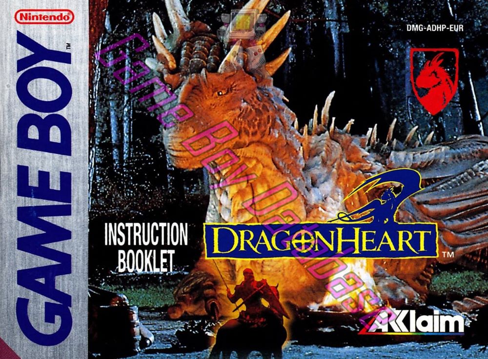 Dragon Heart FRA Front of the booklet