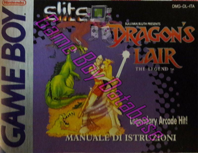 Dragon's Lair the Legend (Sullivan Bluth Presents) ITA Front of the booklet