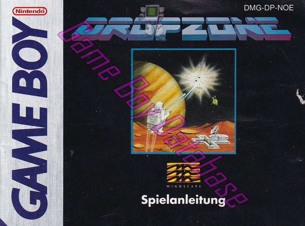 Dropzone NOE Front of the booklet