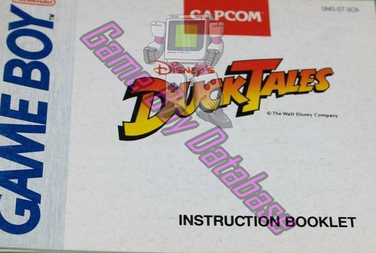 Duck Tales (Disney's) SCN Front of the booklet