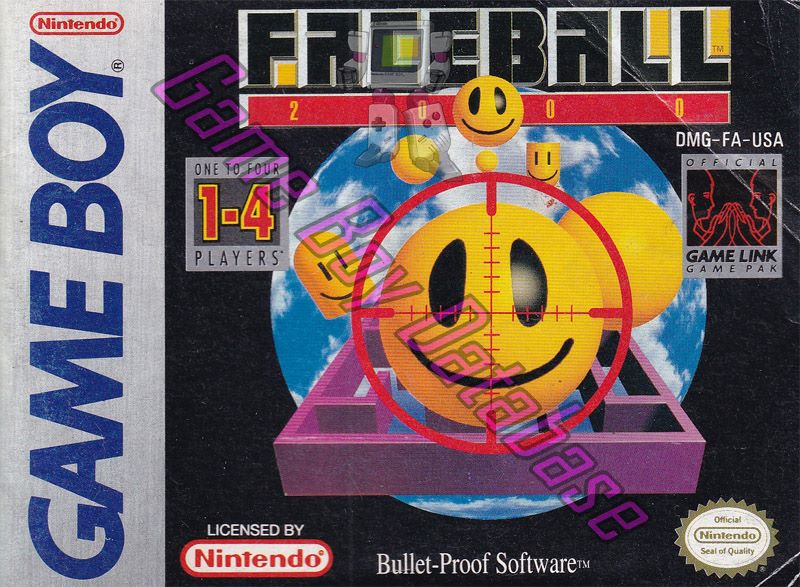 Faceball 2000 USA Front of the booklet