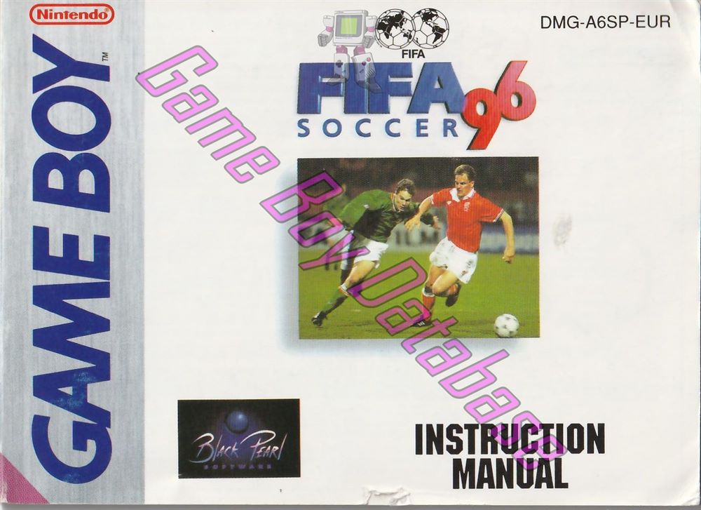 FIFA Soccer 96 EUR-1 Front of the booklet