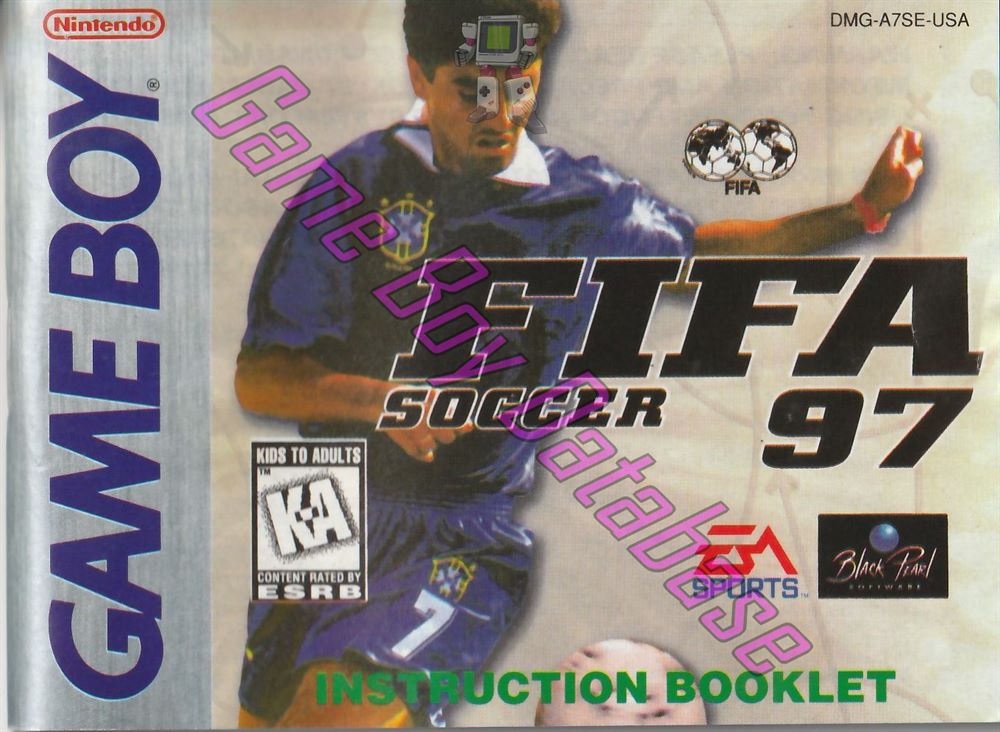 FIFA Soccer 97 USA Front of the booklet