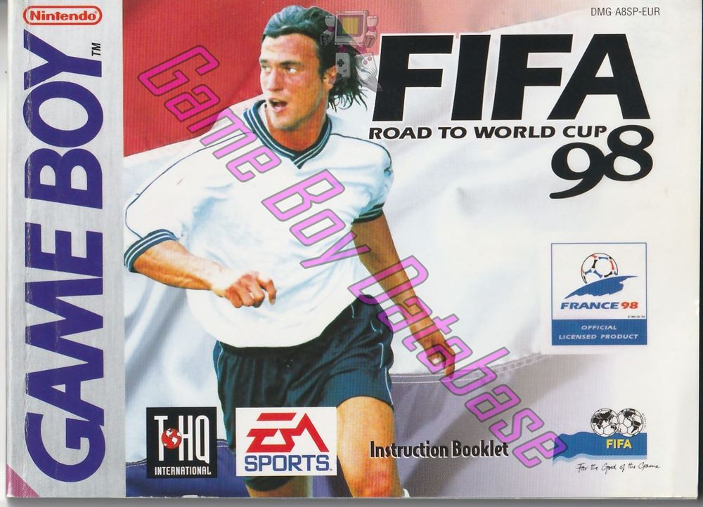 FIFA Soccer 98 EUR Front of the booklet