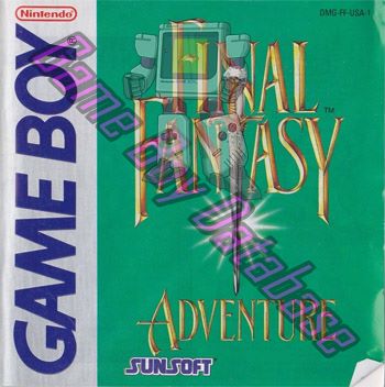 Final Fantasy Adventure USA-1 Front of the booklet