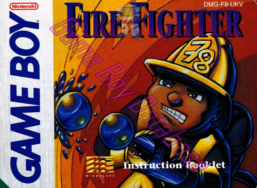 Fire Fighter UKV Front of the booklet