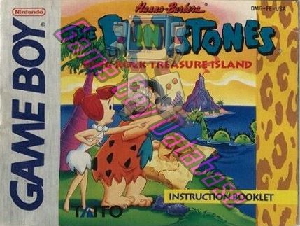 Flintstones King Rock Treasure Island (the) USA Front of the booklet