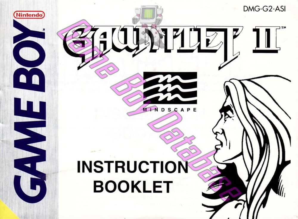 Gauntlet II ASI Front of the booklet