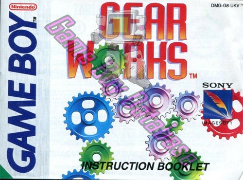 Gear Works UKV Front of the booklet