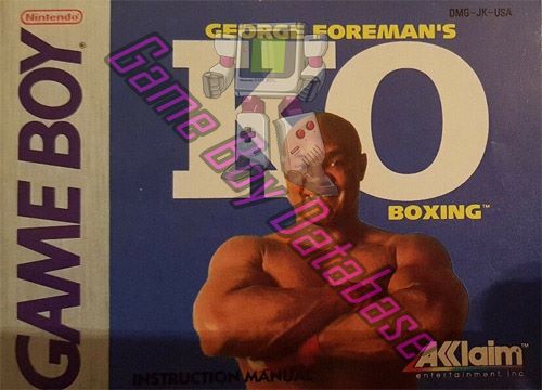 George Foreman's KO Boxing USA Front of the booklet