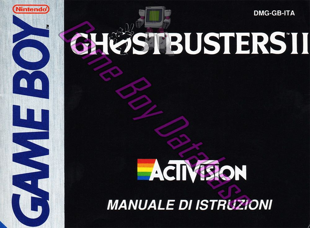 Ghostbusters II ITA Front of the booklet