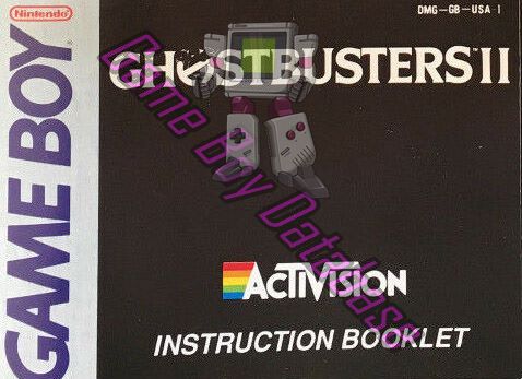 Ghostbusters II USA-1 Front of the booklet