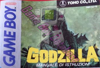 Godzilla ITA Front of the booklet