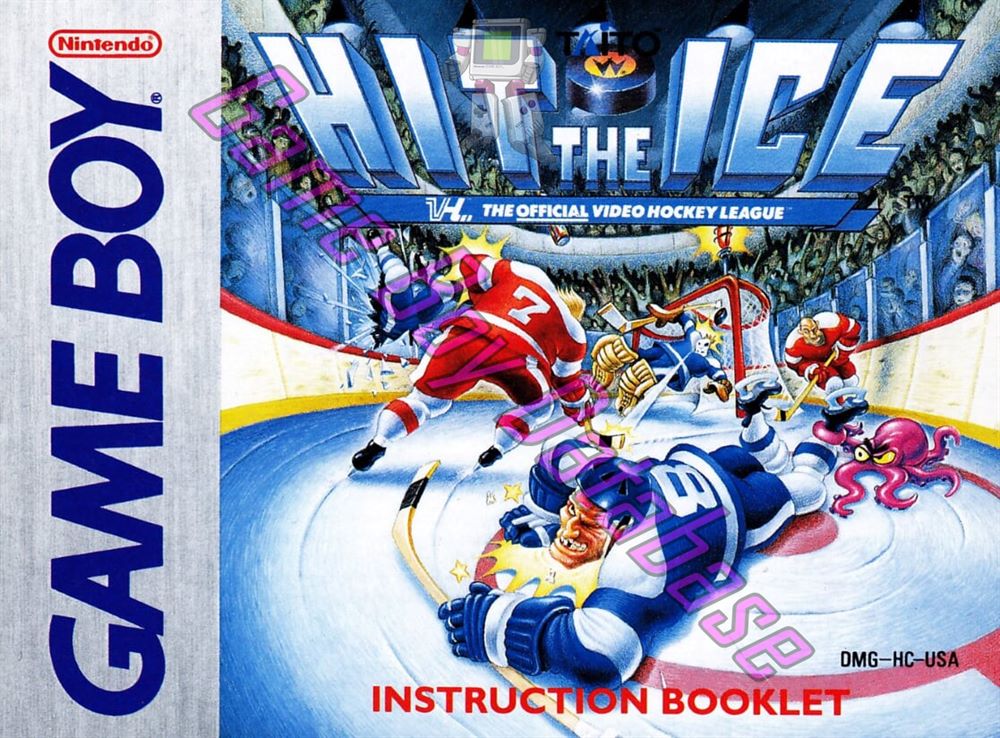 Hit the Ice USA Front of the booklet