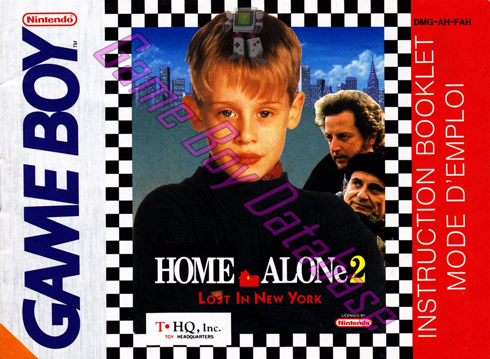 Home Alone 2 Lost in New York FAH Front of the booklet