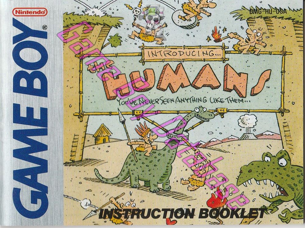 Humans (the) USA Front of the booklet