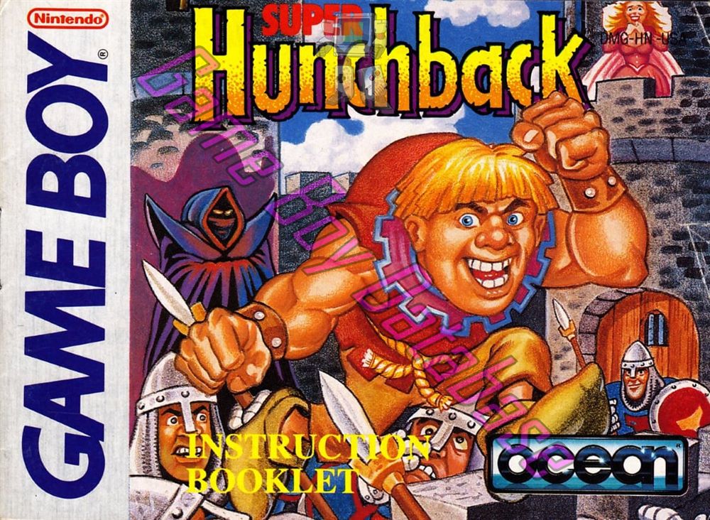 Super Hunchback USA Front of the booklet