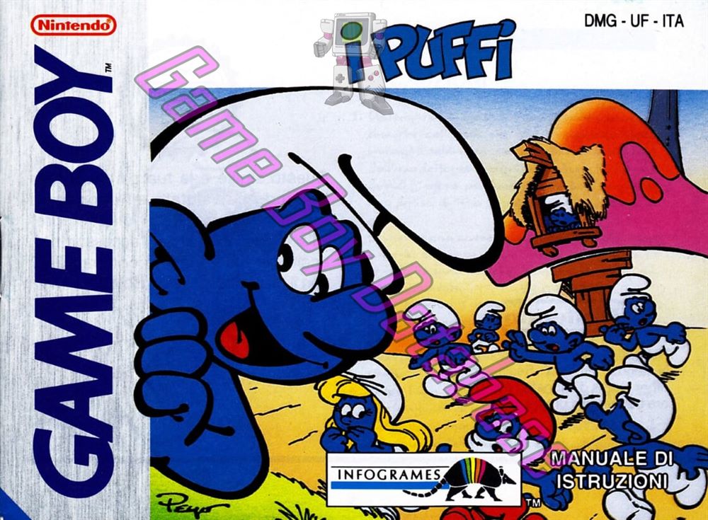 Puffi (I) ITA Front of the booklet