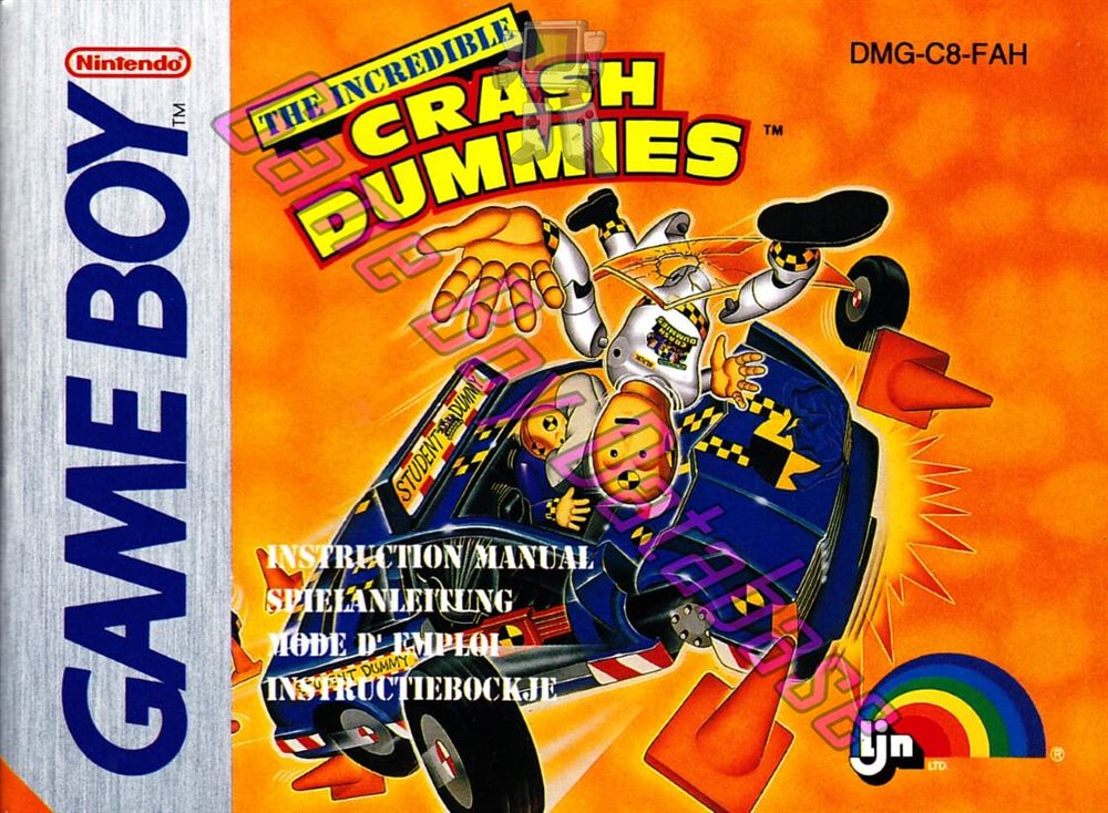 Incredible Crash Dummies (the) FAH Front of the booklet