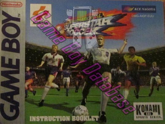 International Superstar Soccer EUU Front of the booklet