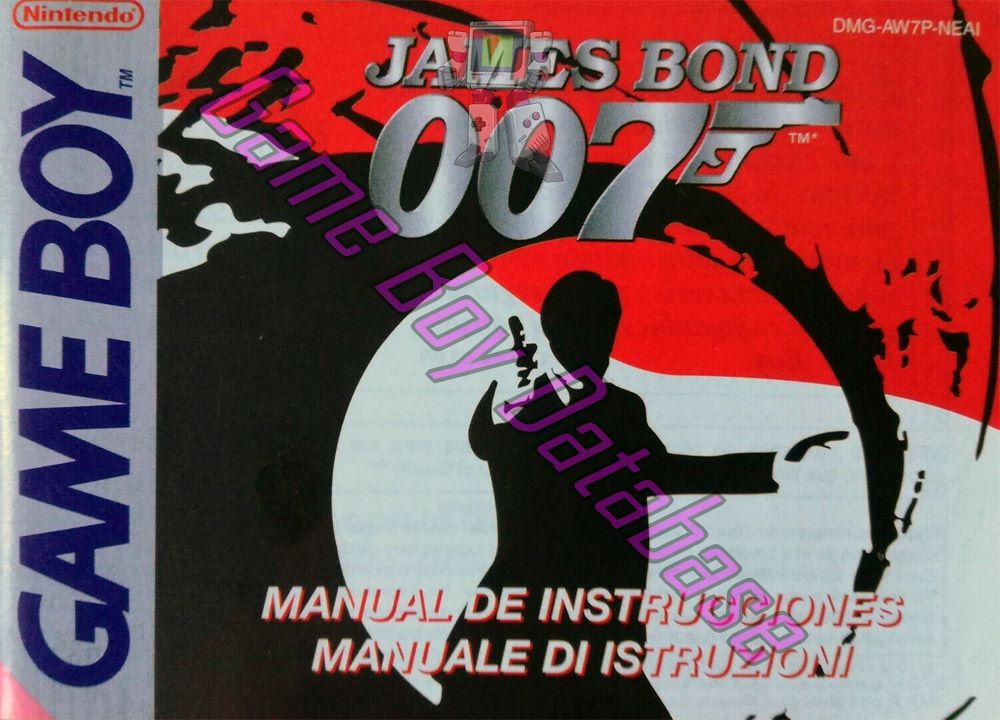 James Bond 007 NEAI Front of the booklet