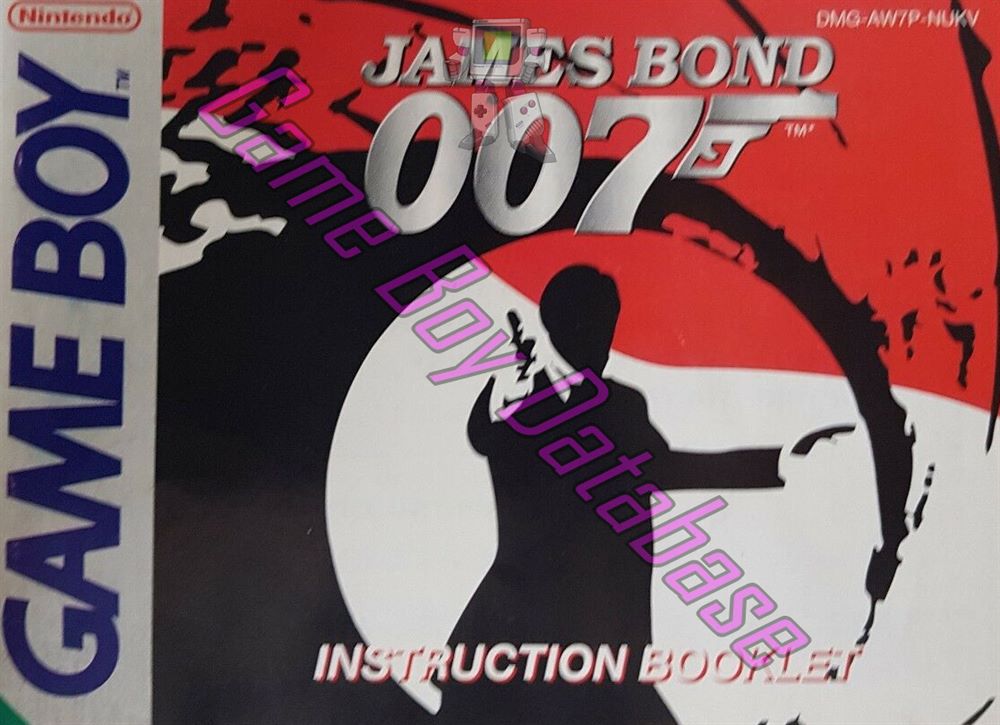 James Bond 007 NUKV Front of the booklet