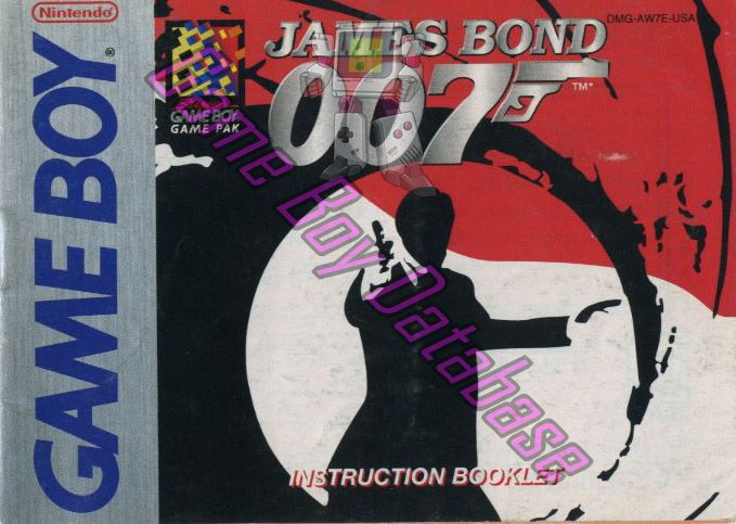 James Bond 007 USA Front of the booklet