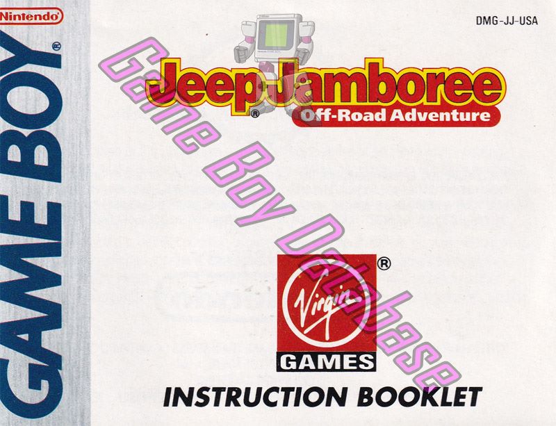 Jeep Jamboree Off Road Adventure USA Front of the booklet