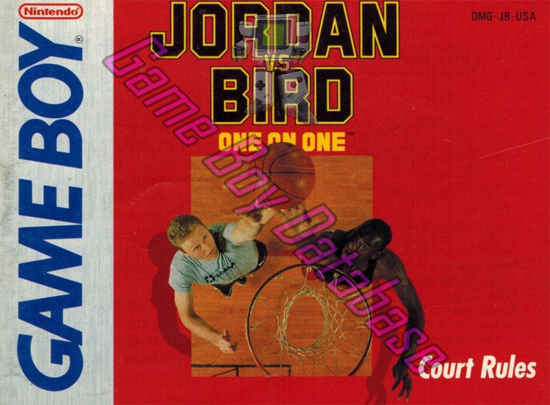 Jordan vs Bird One on One USA Front of the booklet