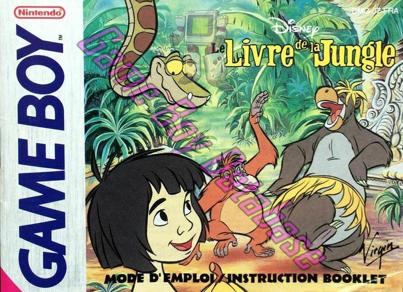 Livre de la Jungle (Disney le) FRA Front of the booklet