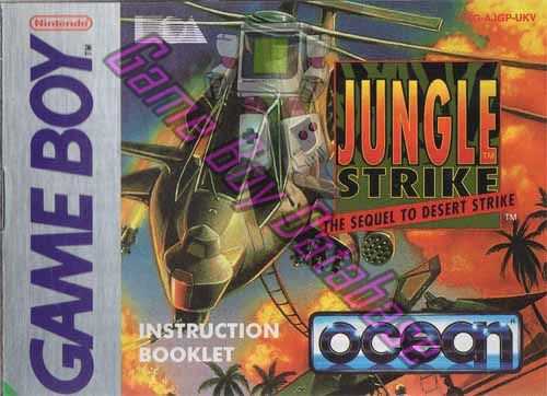 Jungle Strike UKV Front of the booklet