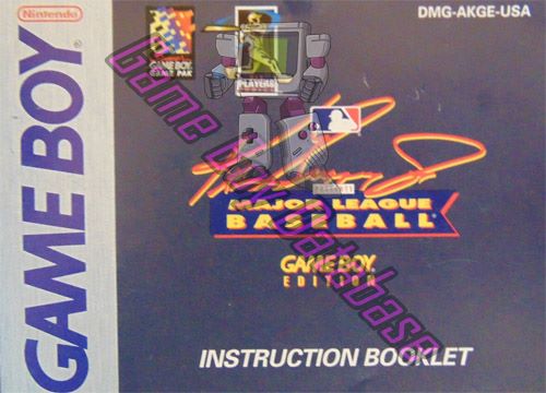 Ken Griffey Jr Presents Major League Baseball USA Front of the booklet