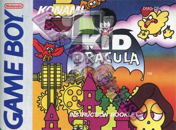 Kid Dracula UKV Front of the booklet