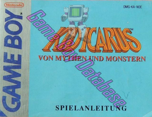 Kid Icarus Von Mythen und Monstern NOE Front of the booklet