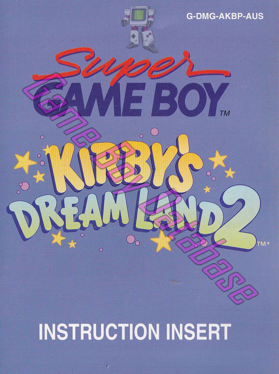 Kirby's Dream Land 2 AUS Posters