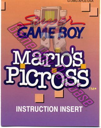 Mario's Picross USA Posters