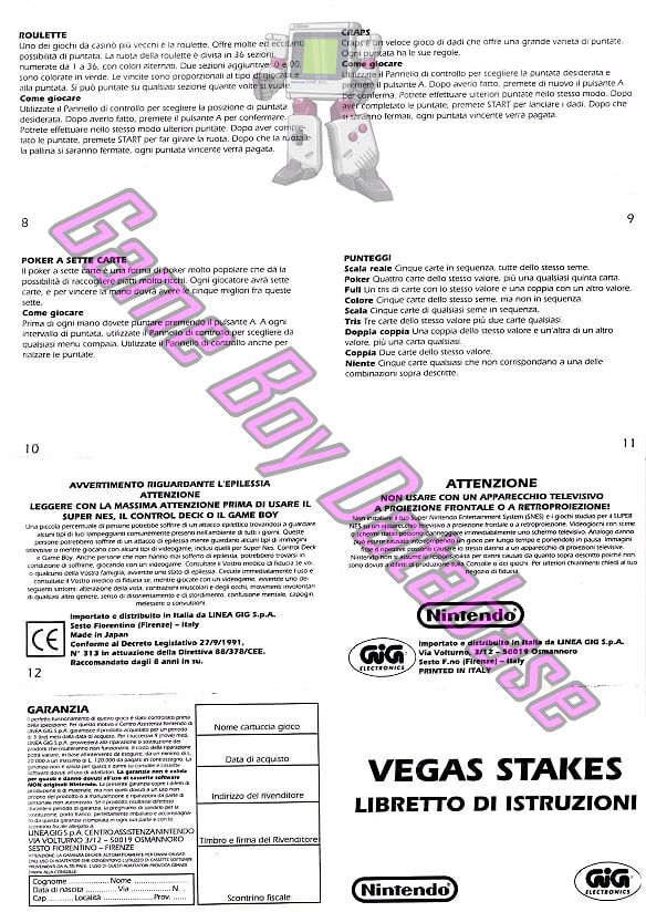 Vegas Stakes GPS Posters