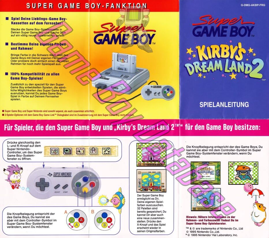 Kirby's Dream Land 2 FRG-2 Posters