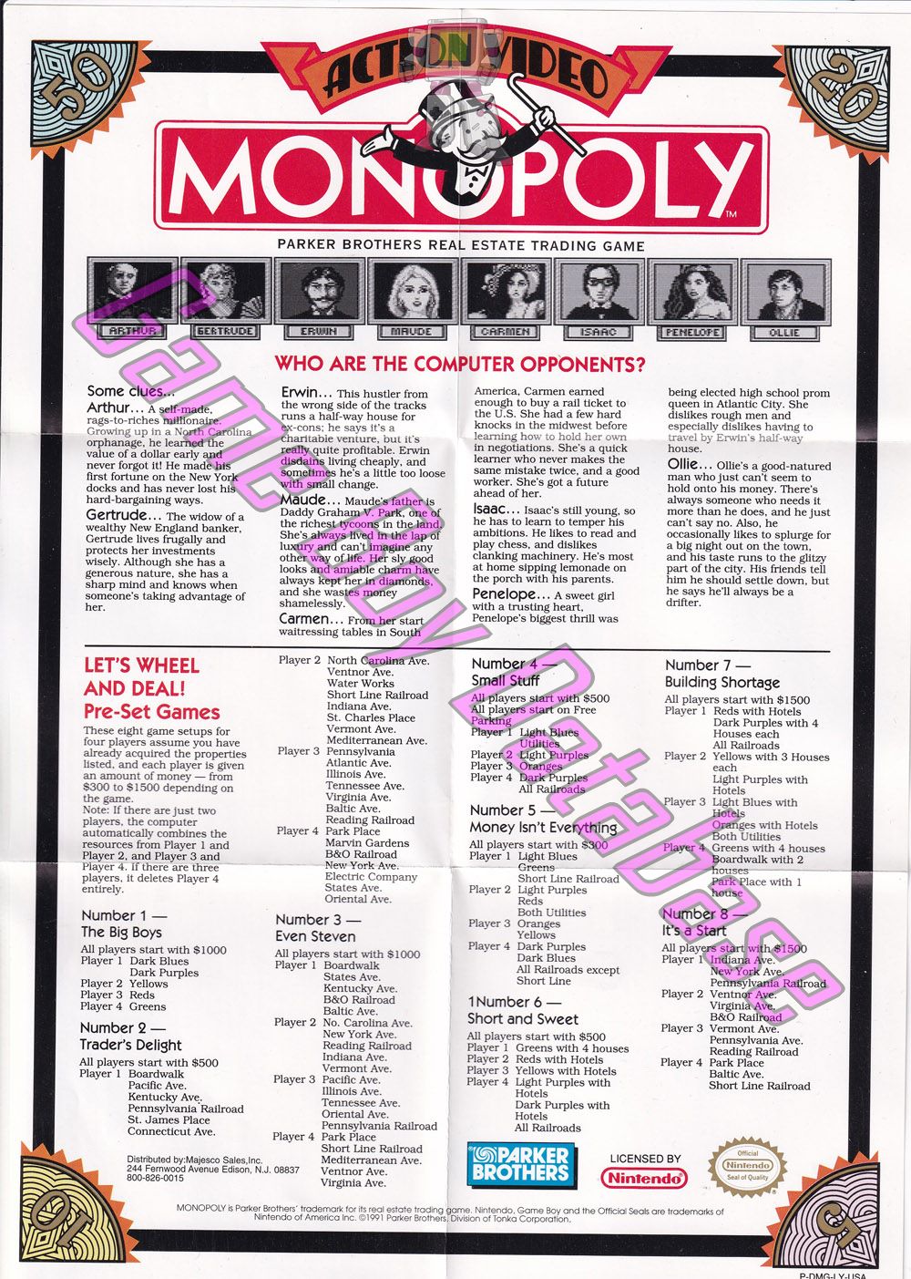 Monopoly USA-1 Posters