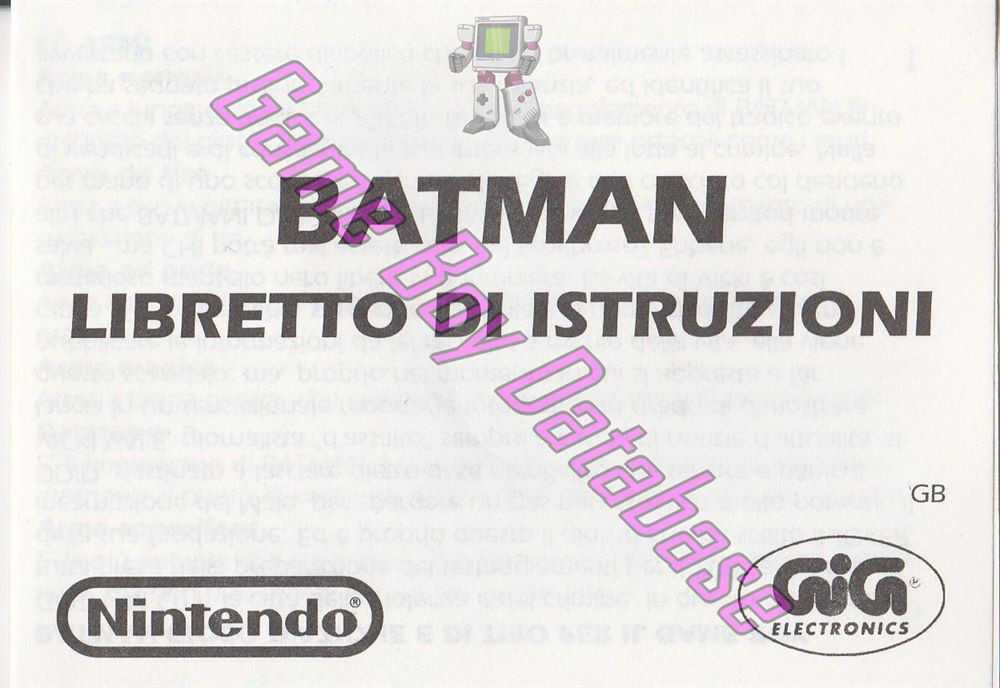 Batman the Video Game GPS-1 Posters