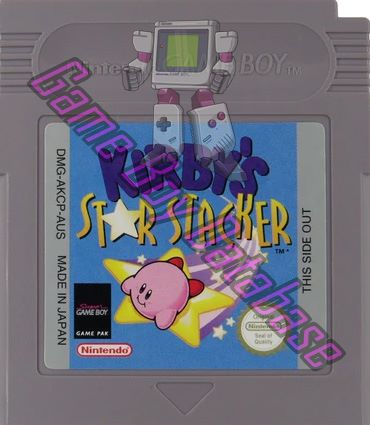 Kirby's Star Stacker AUS Cartridge