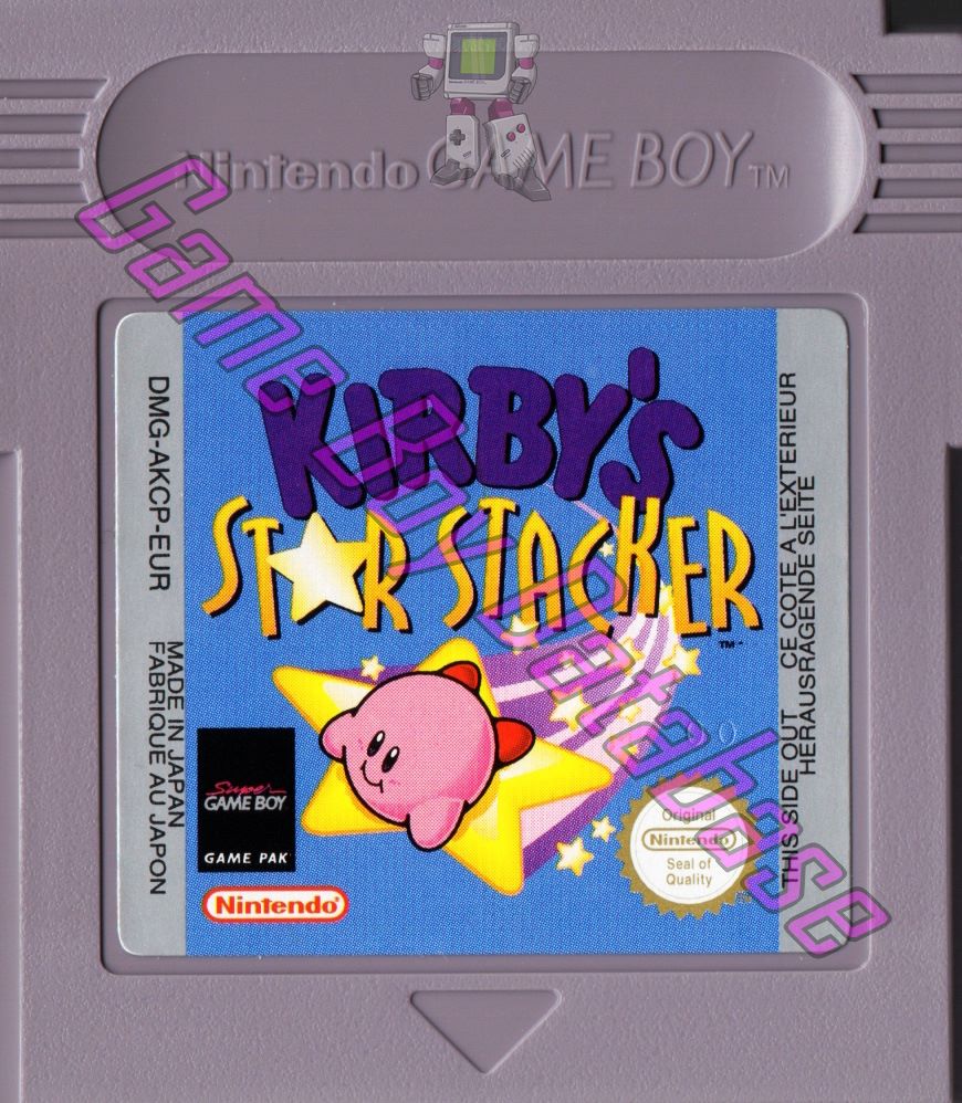 Kirby's Star Stacker NITA Cartridge