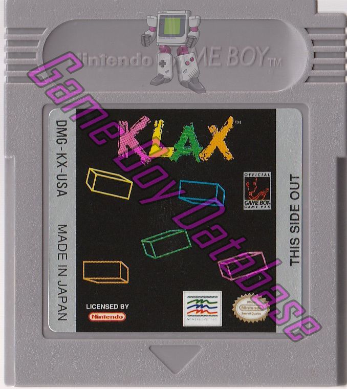 Klax (American version) USA Cartridge