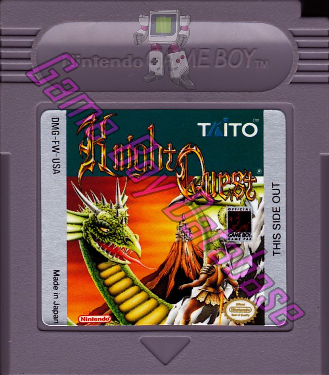 Knight Quest USA Cartridge