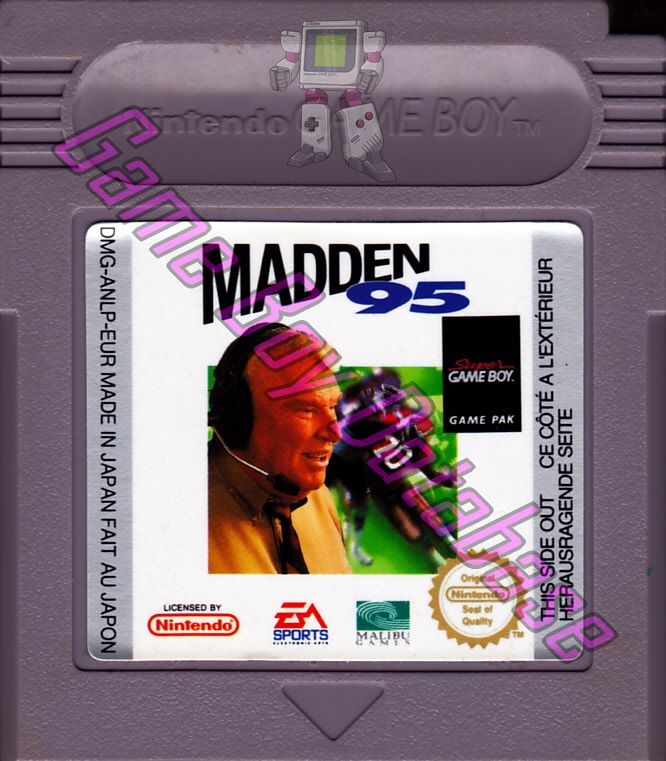 Madden 95 EUR Cartridge