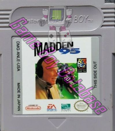 Madden 95 USA Cartridge