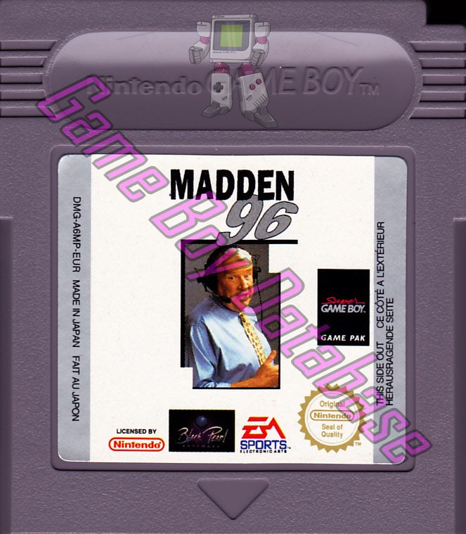 Madden NFL 96 EUR Cartridge