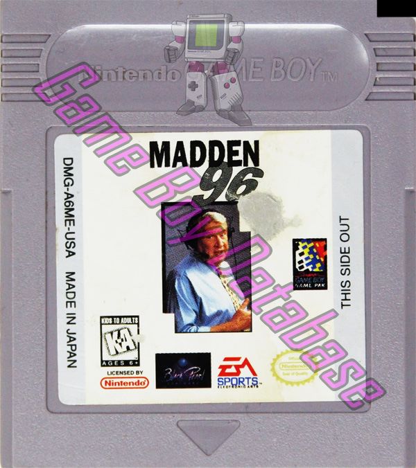 Madden NFL 96 USA Cartridge