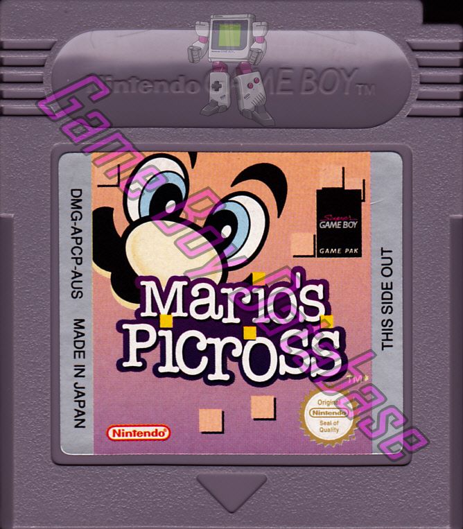 Mario's Picross AUS Cartridge