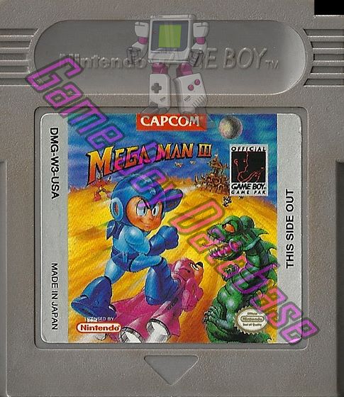 Mega Man III USA Cartridge